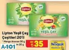 LİPTON YEŞİL ÇAY ÇEŞİTLERİ 20'Lİ LİPTON YEŞİL ÇAY ÇEŞİTLERİ 20'Lİ
